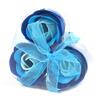 Sada 3 mýdlových květů – modré růže