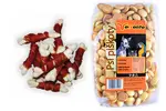 Kalciová mini kostička s kuřecím masem, 80 g + Piškoty s hroznovým cukrem, 120 g
