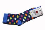 Dámské ponožky "Daily socks" | Velikost: 37-40 | Modrá/Kulky