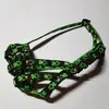 Náhubek zkrácený – černo-zelená | Velikost: Materiál: Nylon vel. 1