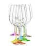 Rainbow – Set 6 sklenic na bílé víno, 350 ml