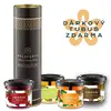 Dárkové balení medů v tubusu 4x 140 g