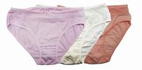 Dámské kalhotky se sexy průhledným páskem | Velikost: XL | Meruňková, bílá a růžová