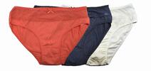 Dámské kalhotky se sexy průhledným páskem | Velikost: M | Bílá, modrá a oranžová