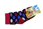 Dětské ponožky "Daily socks" | Velikost: 25-28 | Červená/Kulky