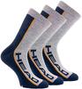 3 páry klasických ponožek H | Velikost: 35-38 | Modrá