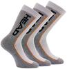 3 páry ponožek Head Stripe D | Velikost: 35-38 | Bílá