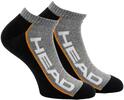 2 Páry ponožek Head Sneaker B | Velikost: 35-38 | Černá