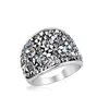 Prsten Levien Rocks Crystal Cal | Velikost: 53