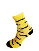 Bláznivé dámské ponožky | Velikost: 37-40 | Žlutá / vousy