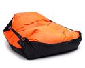 Sedací vak Omni Bag Duo s popruhy Fluorescent Orange-Black 191 × 141 cm