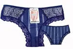 Dámské krajkové kalhotky "classic" | Velikost: S/M | Tmavemodrá