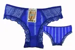 Dámské krajkové kalhotky "classic" | Velikost: S/M | Světlemodrá