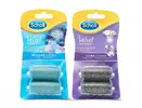 2 sady náhradních hlavic Scholl Velvet Smooth Regular + Ultra