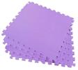 Pěnový koberec jednobarevný, fialový
