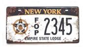 Dekorativní US značka - New York FOP