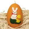 Vajíčko se zajíčkem 6.5 cm oranžové