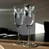 Sada 2 sklenic na šampaňské - Anděl s kamínky Swarovski