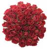 Kytice 35 růží Madam Red (50 cm)