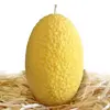 Velké velikonoční květinové vajíčko 11.5 cm žluté