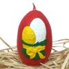Velikonoční vajíčko s mašličkou červené 8.5 cm