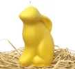 Velký sedící zajíc 12 cm | Žlutá