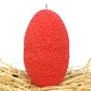 Velké velikonoční květinové vajíčko 11.5 cm červené