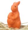 Zajíc se zajíčkem na břiše 10 cm | Oranžová