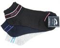 Pánské ponožky 3 páry, vzor sport, tmavší | Velikost: 41-43