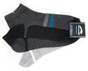 Pánské ponožky 3 páry, vzor proužek, tmavší | Velikost: 41-43