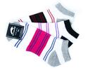 Dámské ponožky 3 páry, vzor proužek, růžová | Velikost: 35-38