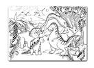 Kreslicí podložka Dinosauři