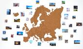Mapa Evropy bez popisků