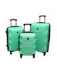 Sada 3 skořepinových cestovních kufrů HC720 – mint
