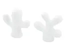 Solnička a pepřenka Cactus (PVC) - bílá