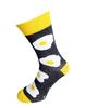 Bláznivé pánské ponožky | Velikost: 40-43 | Žlutá / vajcia