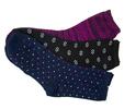 Dámské ponožky 3 páry, tečky + melír | Velikost: 35-39