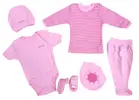 7dílný set pro miminka | Růžová
