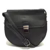 Elegantní retro crossbody kabelka | Černá