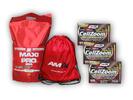 Maxi Pro, 2400 g + dárek: Amix Bag (červený) + dárek: 3x CellZoom Hardcore Activator 7g sáček | Velikost: Vanilka