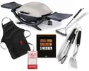 Plynový gril Weber Q 2000 Premium – Deluxe set s kurzem grilování