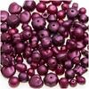 100 g - Skleněné barvené perle - starorůžové