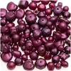 100 g - Skleněné mačkané korálky | Starorůžové
