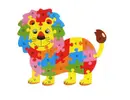 Dřevěné vzdělávací puzzle (lev)