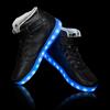 Svítící LED boty - Černé | Velikost: 38