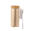 USB Aroma difuzér (zlatá – světlé dřevo, 150 ml) | Vůně: Éterický olej 10 ml