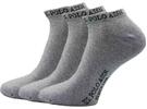 3 páry ponožek U.S. Polo ASSN. Grey | Velikost: 39-42 | Šedá