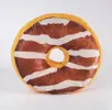 Polštář ve tvaru donutu 40 cm bílá čokoláda IV