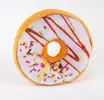 Polštář ve tvaru donutu 40 cm bílá čokoláda III