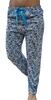 Dámské pyžamové kalhoty Kolečka-modré | Velikost: M